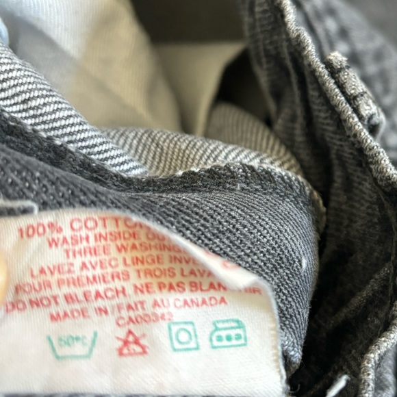 Vintage Levi 531 Jeans Grey Approximately Size 24 - Picture 3 of 6